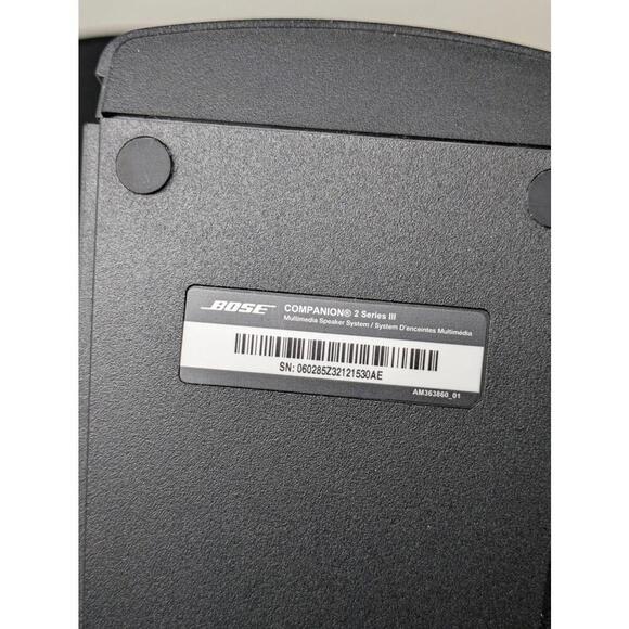 Bose Companion 2 Series III Multimedia Computer PC Laptop Speakers - Tested - Picture 5 of 5